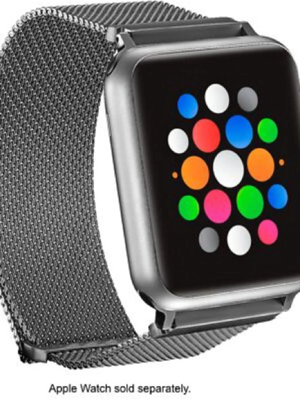 Stainless Steel Mesh Apple Watch Band - Silver